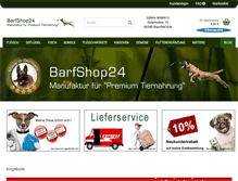 Tablet Screenshot of barfshop24.de